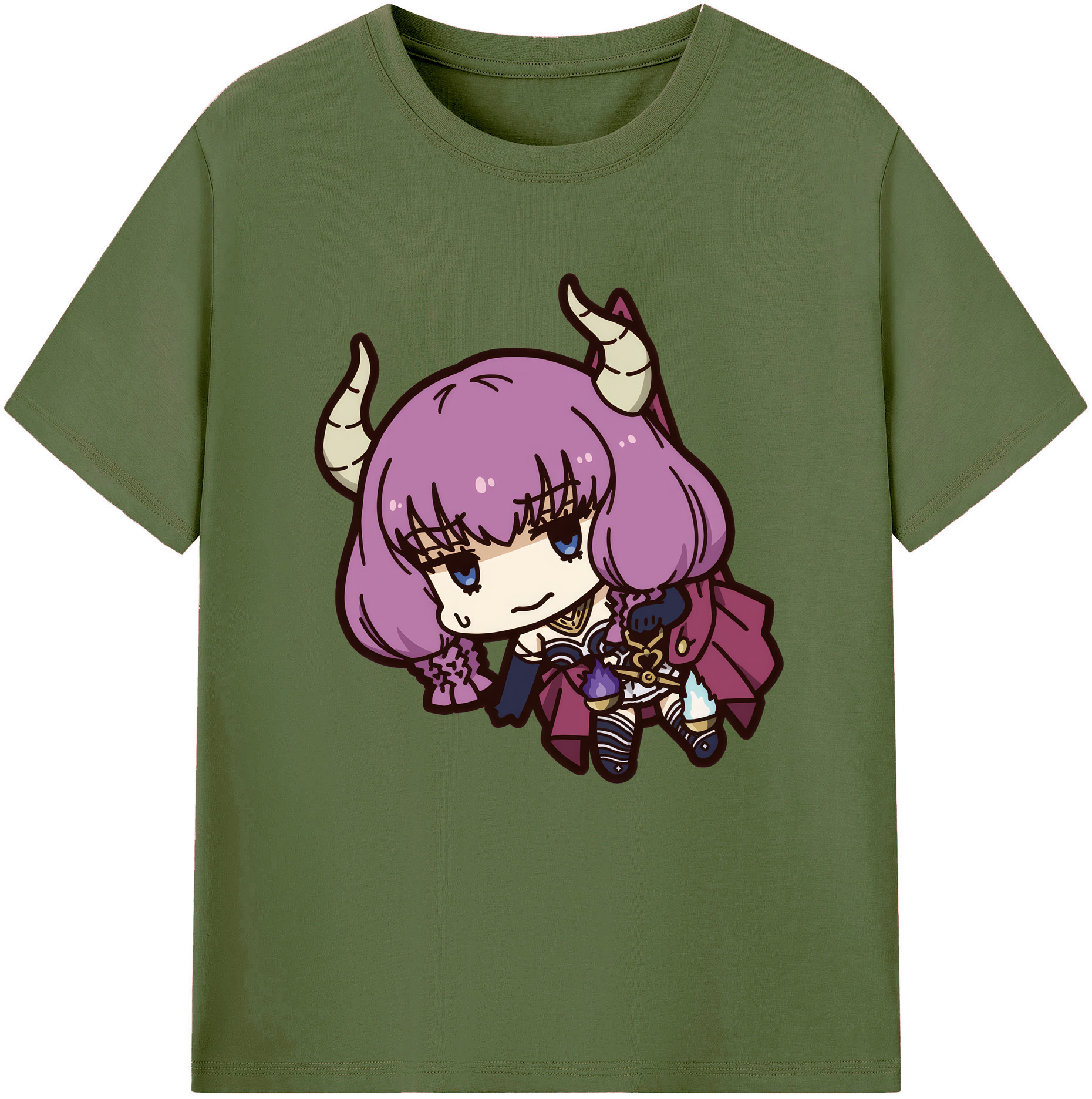 （画像用） 葬送のフリーレン Frieren 綿100％半袖Tシャツ（フロントプリント）